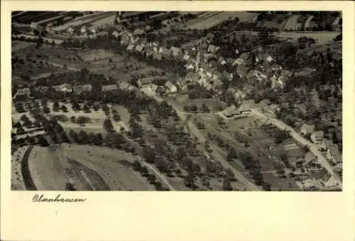 Ak Obernhausen Birkenfeld in Württemberg, Fliegeraufnahme