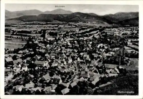 Ak Heitersheim im Schwarzwald, Fliegeraufnahme