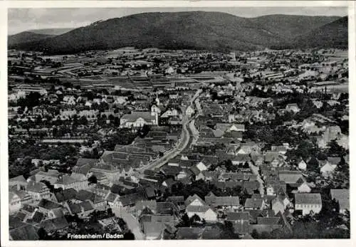 Ak Friesenheim im Ortenaukreis, Fliegeraufnahme, Stadtpanorama