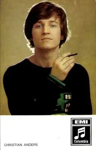 Ak Musiker Christian Anders, Zigarette, Autogramm