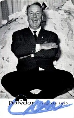 Ak Schauspieler Lou van Burg, Portrait, Autogramm