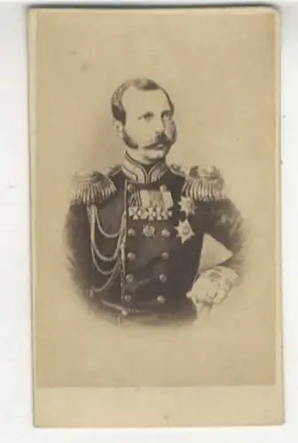 CdV Portrait Alexander II. Nikolajewitsch, Zar von Russland
