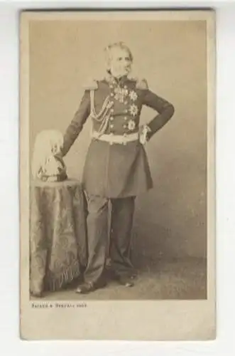 CdV Portrait Baron Antoine-Henri Jomini, Schweizer Offizier und einflußreicher Militärtheoretiker