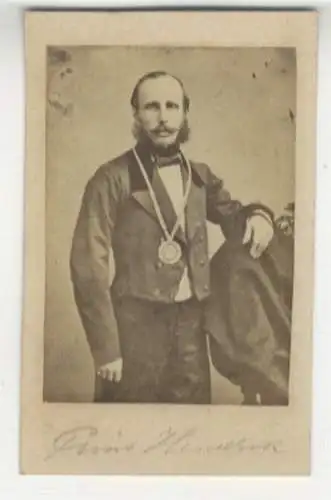 CdV Portrait Prinz Heinrich von Oranien-Nassau