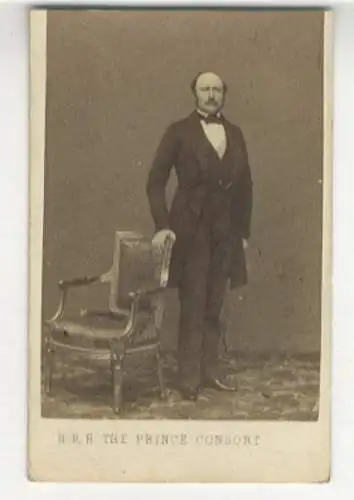 CdV Portrait Albert v. Sachsen-Coburg-Gotha (Prinz Consort), verh. mit Königin Victoria v. England