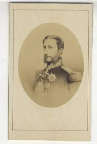 CdV Portrait Leopold II., Herzog v. Brabant und Prinz von Belgien