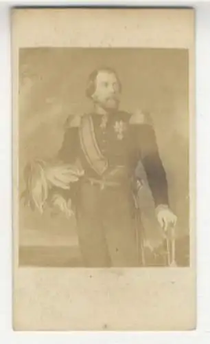 CdV Portrait Wilhelm III. v. Oranien-Nassau, König d. Niederlande, Herzog von Limburg