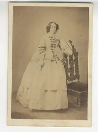 CdV Portrait Sophie, Prinzessin v. Württemberg, verh. mit Wilhelm, Prinz v. Oranien