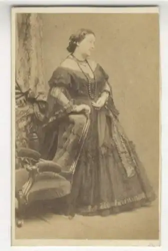 CdV Portrait Julia Grisi, 1811.1869, italienische Sängerin