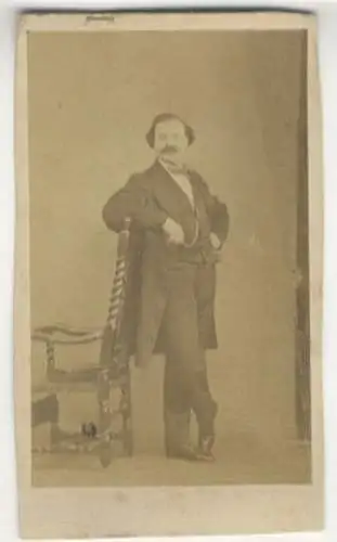 CdV Portrait Francesco Graziani, italienischer Bariton