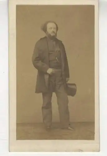 CdV Portrait Gustave Roger, 1815-1879, frz. Tenor