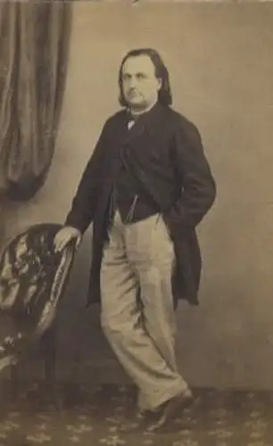 CdV Portrait Carl Formes 1810-1889, deutsch-englischer Opernsänger