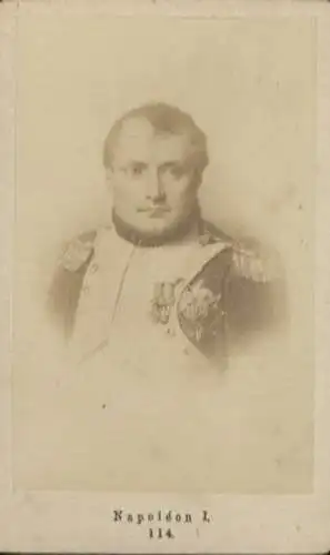 CdV Portrait Napoleon Bonaparte I., Kaiser von Frankreich