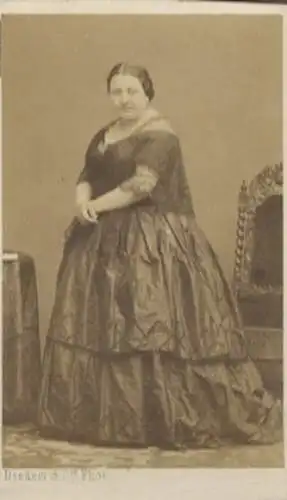 CdV Portrait Mariette Alboni, 1826-1994, ital. Altsängerin