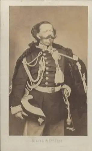 CdV Portrait Victor Emmanuel II., König von Italien