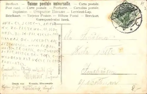 Ak Zirkus Semsrott, Ungarische Czikos Post, Pferde