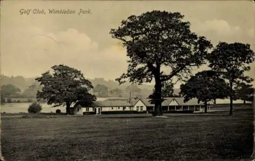 Ak Wimbledon London England, Golf Club, Wimbledon Park