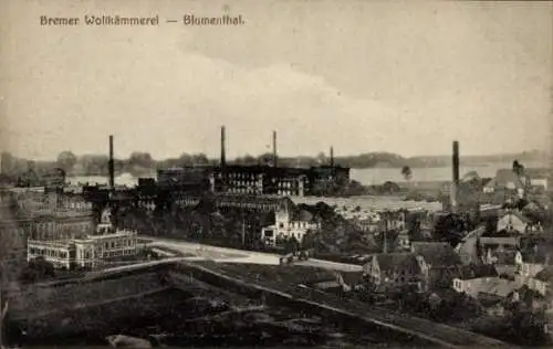 Ak Blumenthal Hansestadt Bremen, Bremer Wollkämmerei