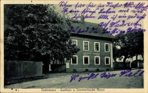 Ak Todenmann Rinteln in Niedersachsen, Gasthaus Reese