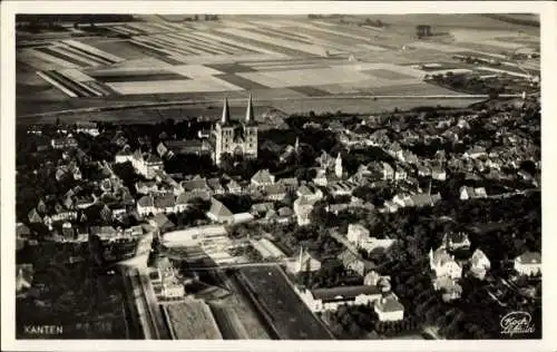 Ak Xanten am Niederrhein, Fliegeraufnahme