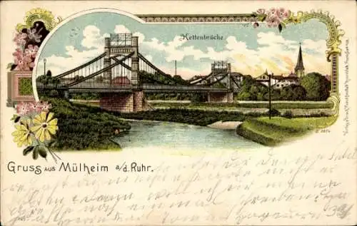 Litho Mülheim an der Ruhr, Kettenbrücke