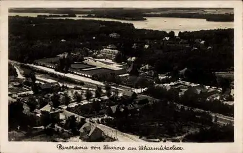 Ak Bad Saarow in der Mark, Panorama mit Scharmützelsee