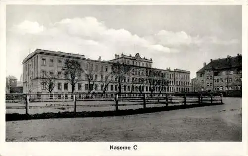 Ak Döbeln, Blick zur Kaserne C, 1939