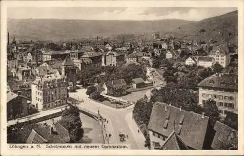 Ak Esslingen am Neckar, Schelzwasen, neues Gymnasium