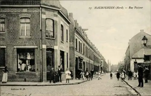 Ak Haubourdin Nord, Rue Pasteur