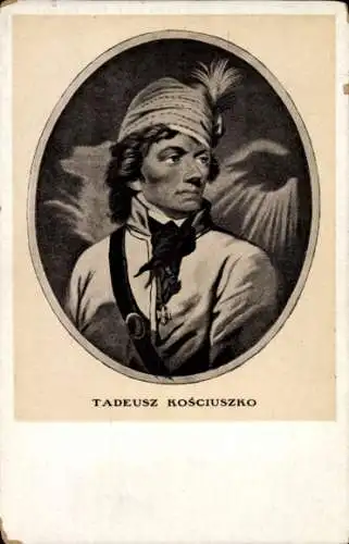 Künstler Ak Grassi, Tadeusz Kosciuszko, Portrait