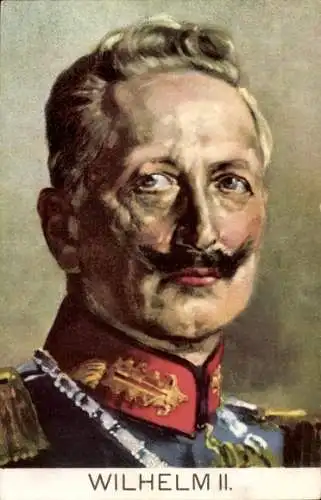 Künstler Ak Kaiser Wilhelm II., Portrait, Stengel 49276