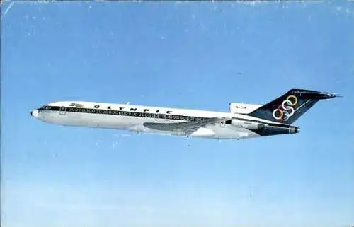 Ak Griechisches Passagierflugzeug, Olympic Airways, Boeing 727 200