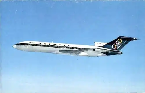 Ak Griechisches Passagierflugzeug, Olympic Airways, Boeing 727 200