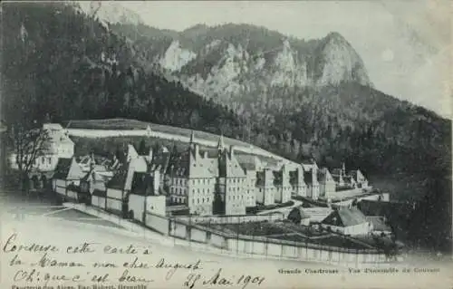 Ak Grande Chartreuse Isère, Vue d'ensemble du Couvent