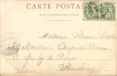 Ak Cette Hérault, Sante, Entree du Canal, Clocher de Sainte Louise