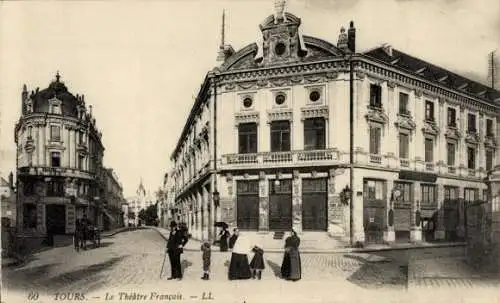 Ak Tours Indre et Loire, Theatre Francais