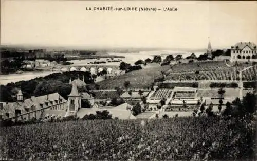 Ak La Charité sur Loire Nièvre, Asile