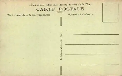 Ak Paris, Cimetière du Père Lachaise, Tombeaux historiques, Jules Michelet