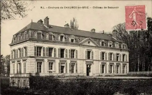 Ak Chaumes en Brie Seine et Marne, Schloss Beauvoir