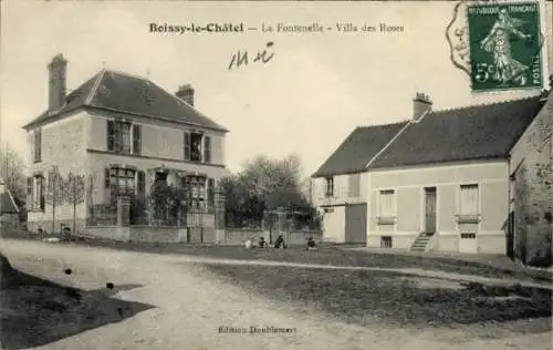 Ak Boissy le Châtel Seine et Marne, La Fontanelle, Villa des Roses