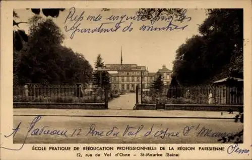 Ak Saint Maurice Val-de-Marne, Ecole Pratique de Reeducation professionnelle de la Region Parisienne