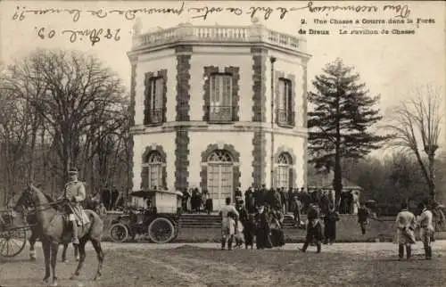 Ak Dreux Eure et Loir, Le Pavillon de Chasse