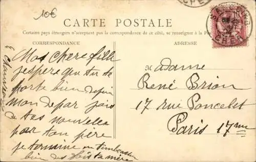 Ak Sancoins Cher, Rue de la Croix Blanche et Rue Saint-Amand