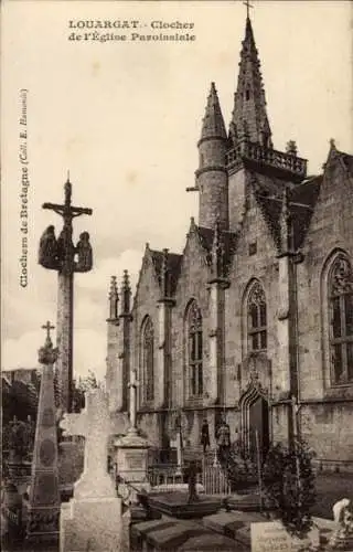 Ak Louargat Côtes-d’Armor, Clocher de l'Eglise Paroissiale