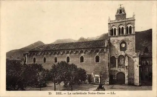 Ak Die Drome, Kathedrale Notre Dame