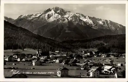 Ak Seefeld in Tirol, Gesamtansicht, Hocheder