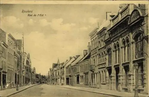 Ak Roeselaere Rousselare Roeselare Westflandern, Rue de l’Est