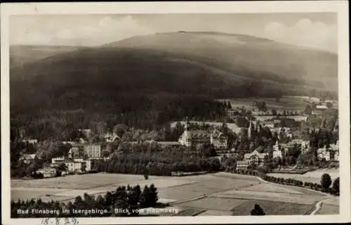 Ak Świeradów Zdrój Bad Flinsberg Schlesien, Blick vom Haumberg