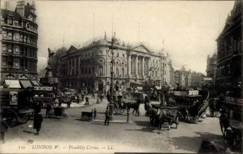 Ak London City England, Piccadilly Circus