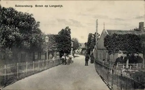 Ak Broek op Langedijk Nordholland Niederlande, Bakkersburg